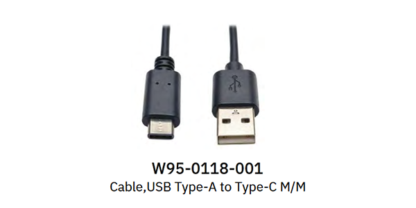 L3Harris Mobile USB (Type-A to Type-C) Cable